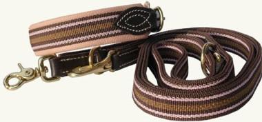 Classic´s  Nylon  Stripes  Mocca/Rose 