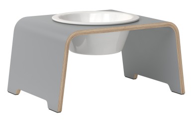 dogBar® |  SINGLE   | Grau  | Porzellan | M 