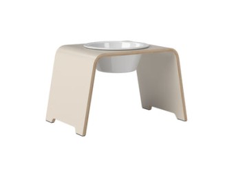 dogBar® |  SINGLE   | Cashmere grey | Porzellan | L 