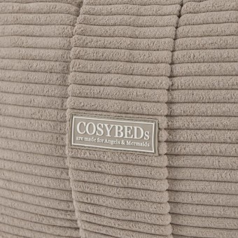 WECHSELBEZUG | POUF | CORD  |  LIGHT TAUPE 