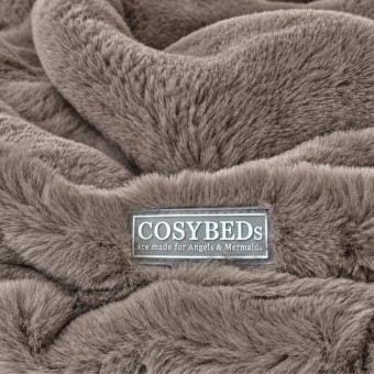 WECHSELBEZUG | Fake Fur | Hermelin 22 | TAUPE 