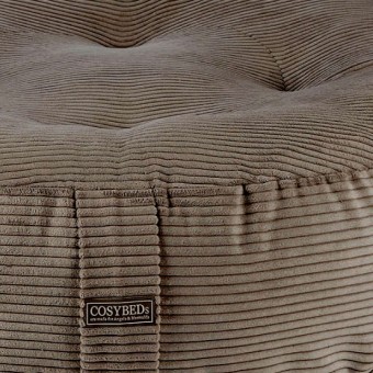 Wechselbezug POUF | CORD  |  TAUPE 