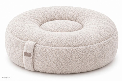 COSYBED | POUF |  FAKE FUR SHEEP  |  WOLLWEISS 