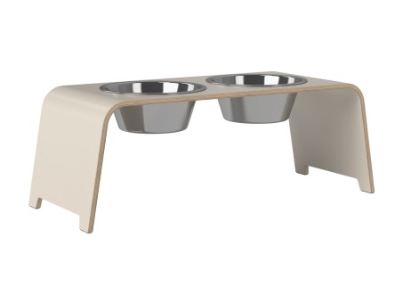 dogBar® | Classic  | Cashmere Grey | Edelstahl | L 