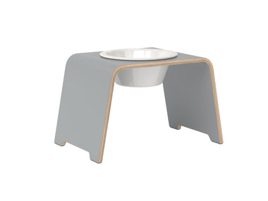 dogBar® |  SINGLE   | Grau  | Porzellan | L 