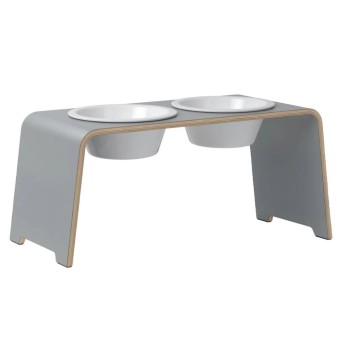 dogBar® | Classic  | GRAU | Porzellan | M-LARGE 