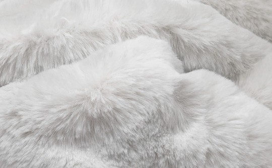 Wechselbezug  | Fake Fur | HERMELIN 22 |  SNOW 
