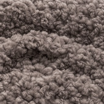 WECHSELBEZUG | POUF | SHEEP FAKE FUR  |  TAUPE 