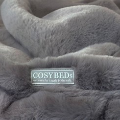 BEZUG | Fake Fur | HERMELIN 22 |  CHARCOAL 
