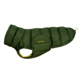 Hundemantel  |  ALASKA  |  OLIVE / GELB 