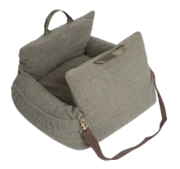 Hundeautositz | Lara Teddy | Taupe 