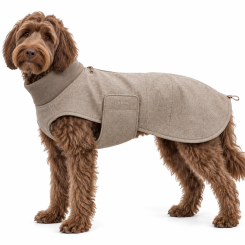 Hundemantel | Brooklyn | LONG TWEED  | Beige 