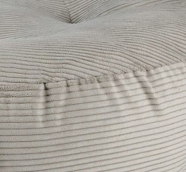 HUSSE für COSYBED |  POUF  |  CORD |  LIGHT TAUPE | 