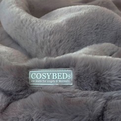 Wechselbezug  | Fake Fur | HERMELIN 22 |  CHARCOAL 