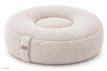COSYBED | POUF |  FAKE FUR SHEEP  |  WOLLWEISS 