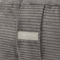 Wechselbezug POUF | CORD  |  COOL GREY 