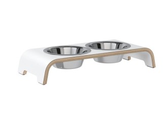 catBar | weiß | Edelstahl 