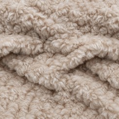 WECHSELBEZUG | POUF | SHEEP FAKE FUR  | CAMEL 