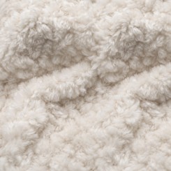 WECHSELBEZUG | POUF | SHEEP FAKE FUR  |  WOLLWEISS 