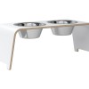 dogBar® | Classic  | Weiss | Edelstahl | L