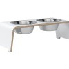 dogBar® | Classic  | Weiss | Edelstahl | L