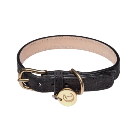 Hundehalsband Tiergarten Nubuk Black