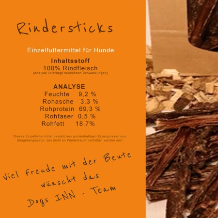 Rindersticks 500 gr.