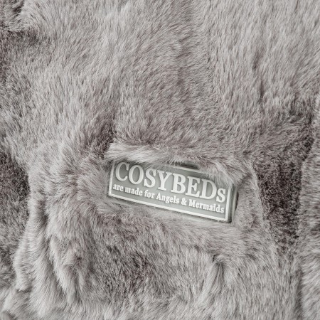 Wechselbezug  | Fake Fur | HERMELIN 22 |  WARM GRAY