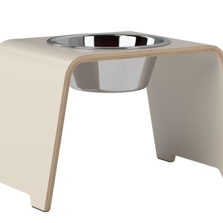 dogBar® |  SINGLE   | Cashmere grey | Edelstahl | M