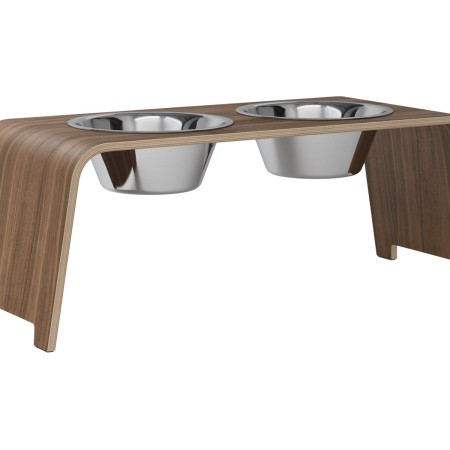 dogBar® | Classic  | Nussbaum | Edelstahl | L