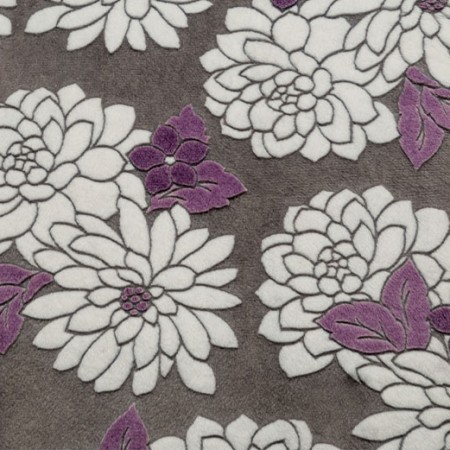 COSYPLAID | SuperSoft| Violett Flowers