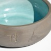 Hundenapf Keramik | Schiefer - Aqua