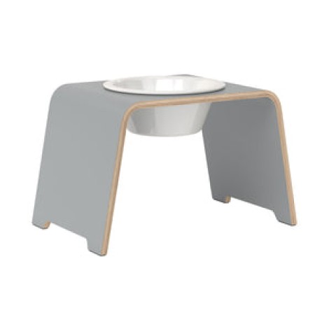 dogBar® |  SINGLE   | Grau  | Porzellan | L
