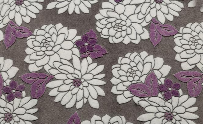 COSYPLAID | SuperSoft| Violett Flowers 