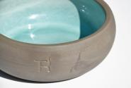Hundenapf Keramik | Schiefer - Aqua 